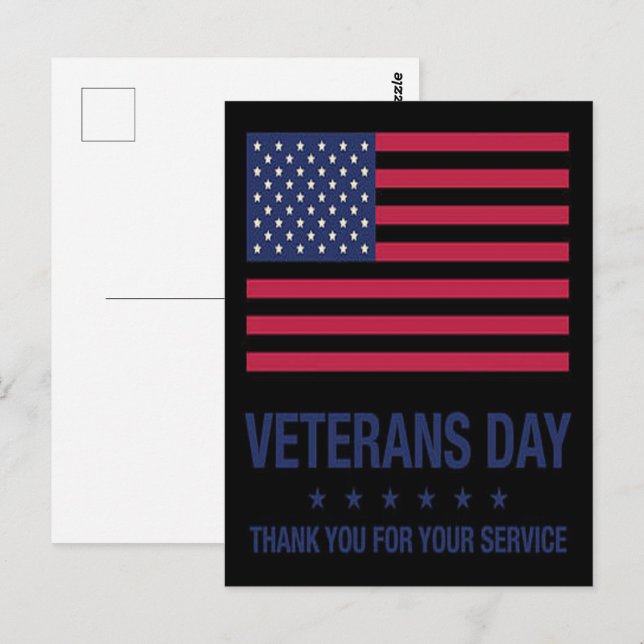 Veterans Day, Veterans Day 2025, Veterans Day 2026 Postcard (Front/Back)