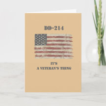 Veteran's DD-214 Patriotic