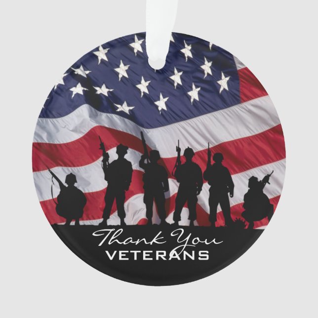 Vétérans de Merci - silhouette de soldats (devant)
