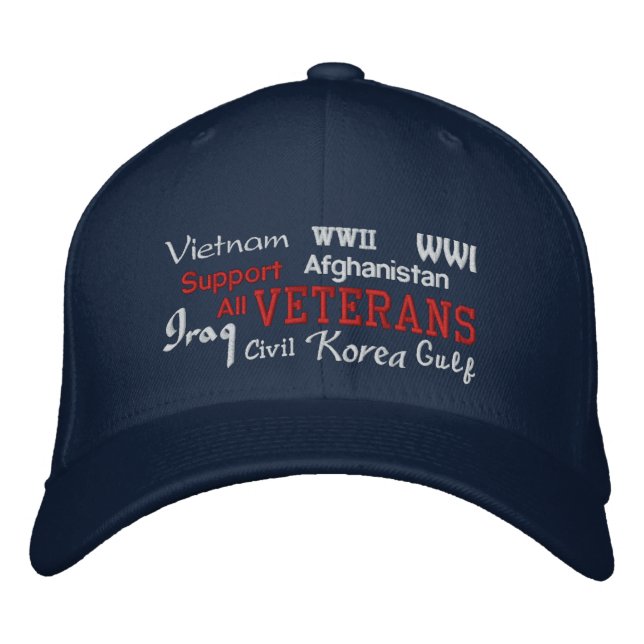 Vétérans de soutien - Casquette brodé (Devant)