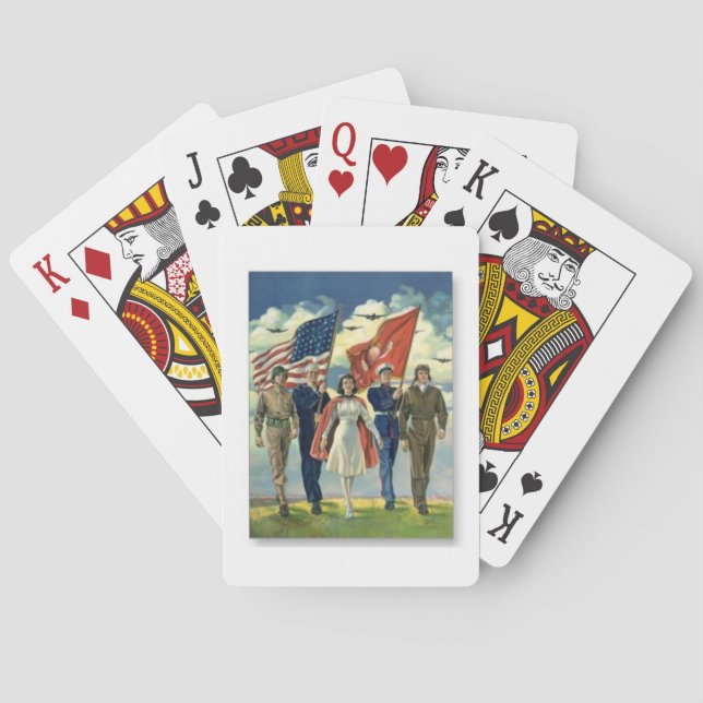 Vétérans fiers - cartes de jeu (dos)