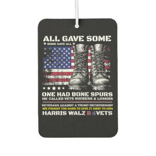 Veterans For Harris Walz 2024  Air Freshener
