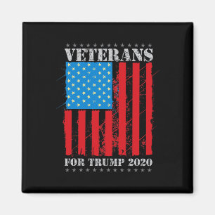 Veterans For Trump Military Republican Supporters Magnet