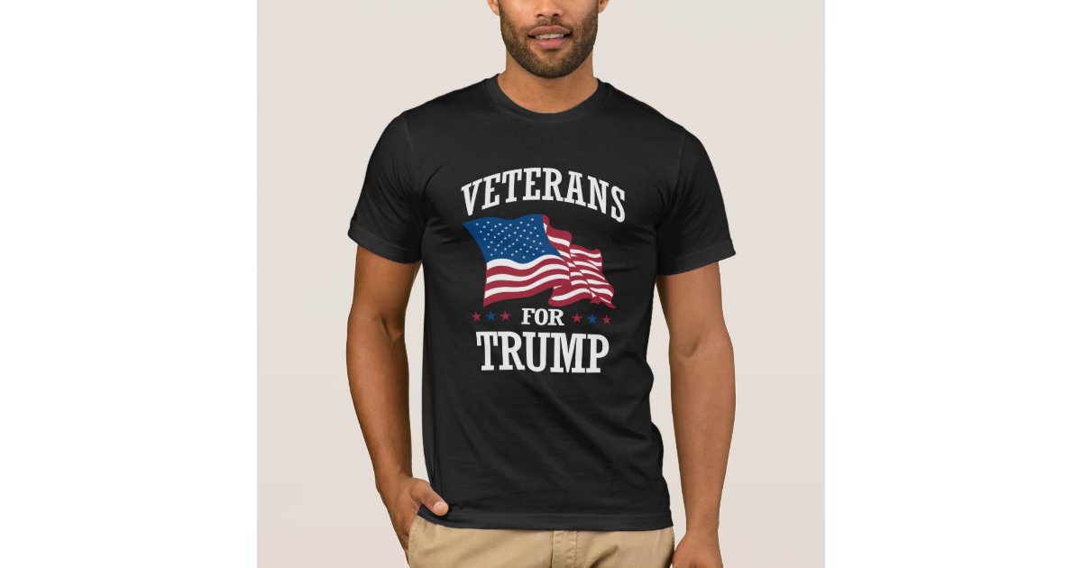 VETERANS FOR TRUMP TShirt Zazzle