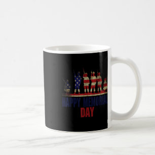 Veterans Happy Memorial Day Flag  Coffee Mug