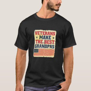 Veterans Make the Best Grandpas Gramps Paw Paw T-Shirt