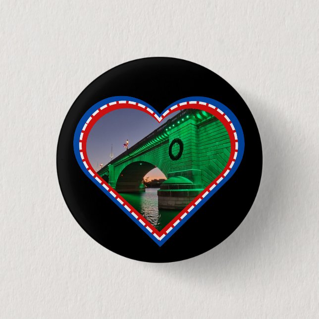 Veterans Support 1 Inch Round Button (Front)