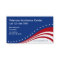 Veterans Themed Patriotic Business Cards