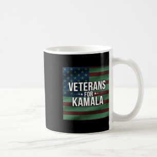 Veterans Voting For Kamala Harris 2024  Coffee Mug