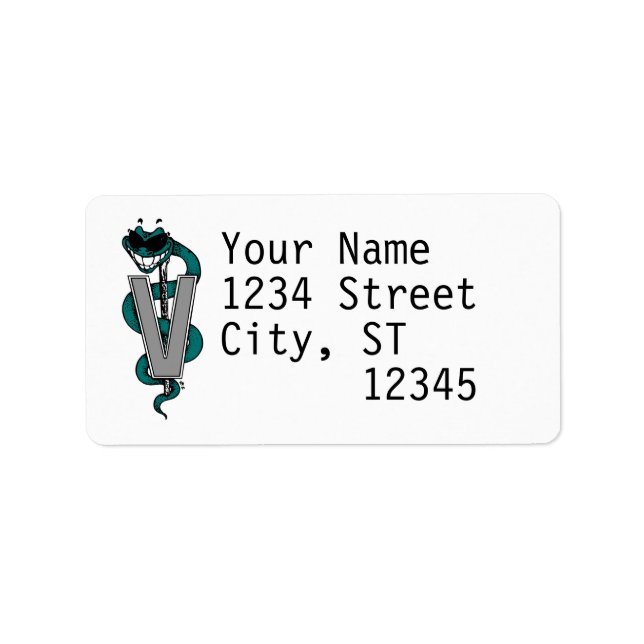 Vétérinaire amusant Étiquettes de adresse (Devant)