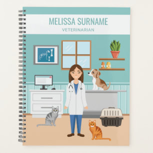Vétérinaire Femme Vétérinaire Fille Docteur Animal