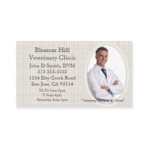 Vétérinaire Votre Carte de visite Photo