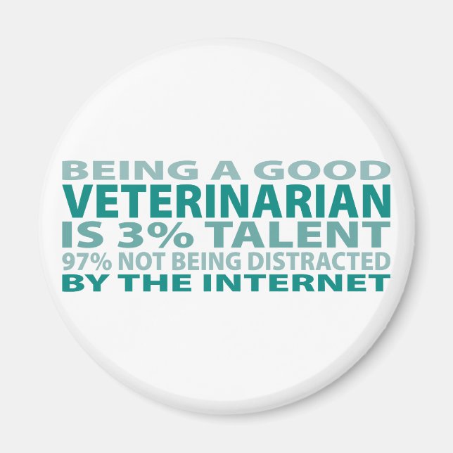Veterinarian 3% Talent Magnet (Front)