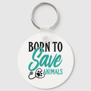 Veterinarian and Vet Tech Appreciation Keychain