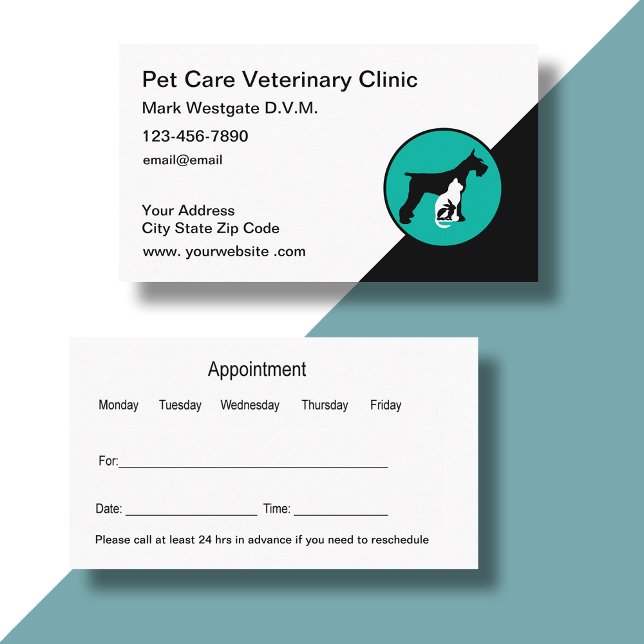 Veterinarian Appointment Business Cards (Creator Uploaded)
