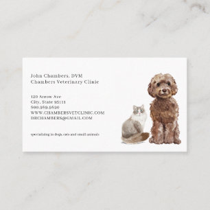Veterinarian Business And Appointment Reminder Card