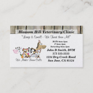 Veterinarian Business Card