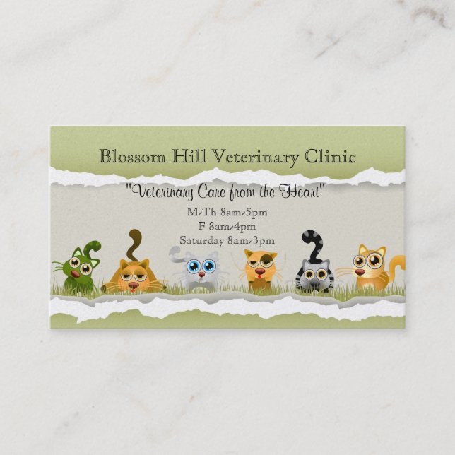 Veterinarian Business Card (Front)