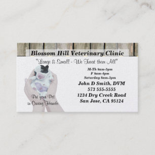 Veterinarian Business Card