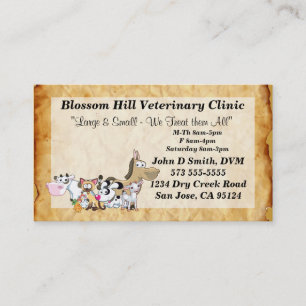 Veterinarian Business Card