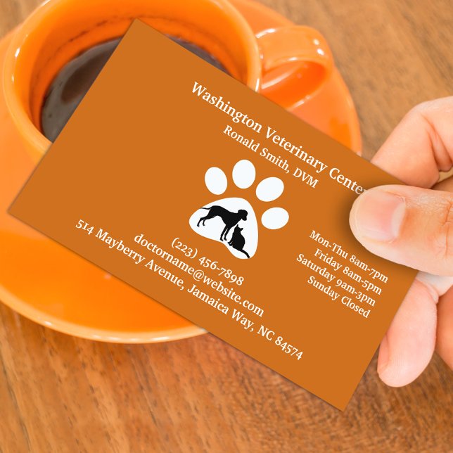 Veterinarian Business Card w/ Appointment (Creator Uploaded)