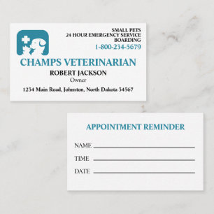 Veterinarian Clinic Business Card