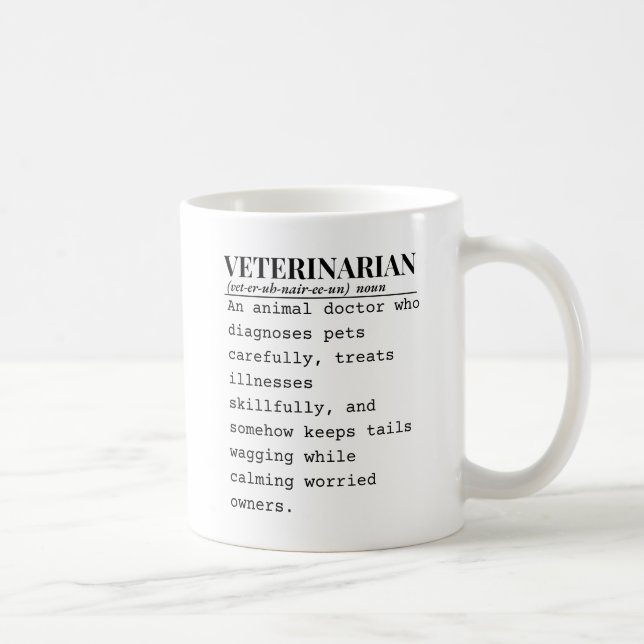 Veterinarian Coffee Mug (Right)