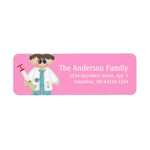 Veterinarian d1 Return Address Labels