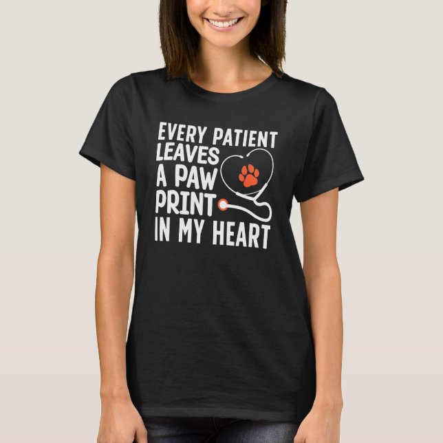 Veterinarian For Men Women Pet Veterinary T-Shirt (Front)