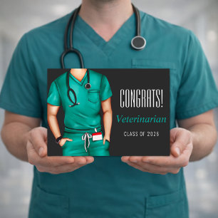Veterinarian Graduation Congratulations Card
