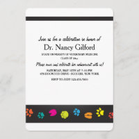Veterinarian Graduation Invitation