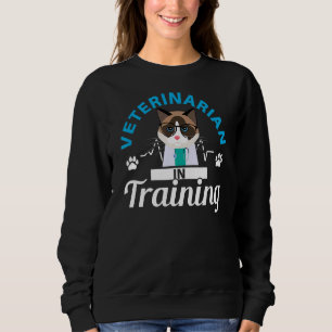 Veterinarian In Training Animal Doctor Future Vet Sweatshirt