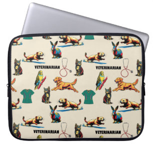 Veterinarian laptop sleeve