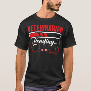 Veterinarian Loading Animal Doctor Veterinary Stud T-Shirt
