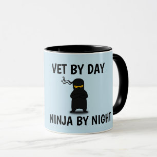VETERINARIAN NINJA COFFEE MUGS