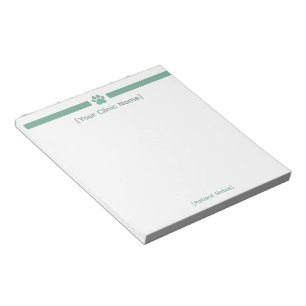 Veterinarian Office Notepad   Custom Logo