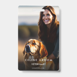 Veterinarian Pet Groom Care   Dog Expert Qr Badge