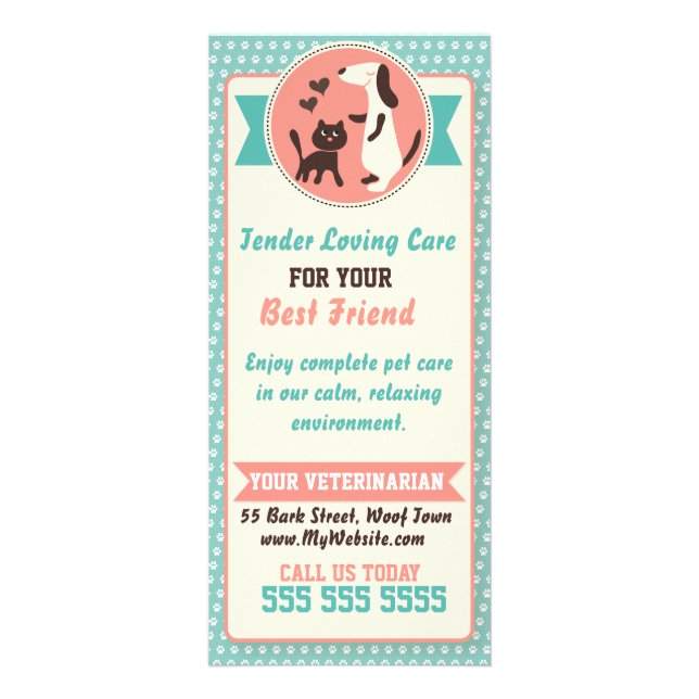 Veterinarian Rack Card - Personalizable (Front)