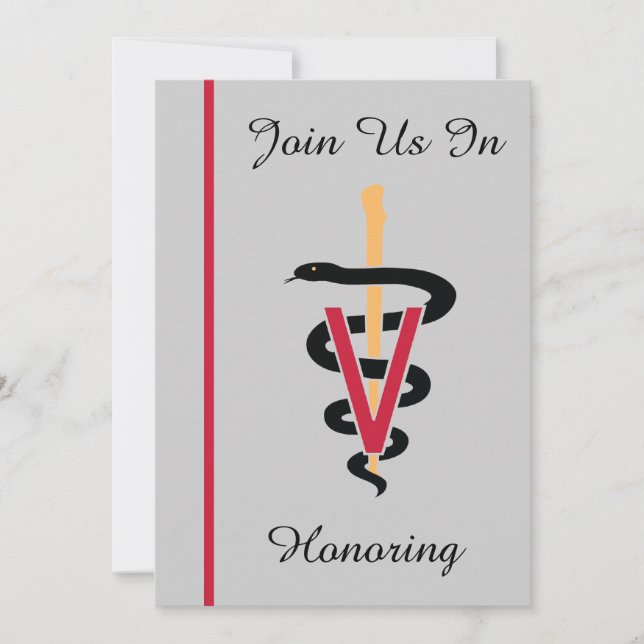 Veterinarian Retirement Celebration Invitation (Front)