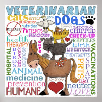Veterinarian-Subway Art Vet Terms