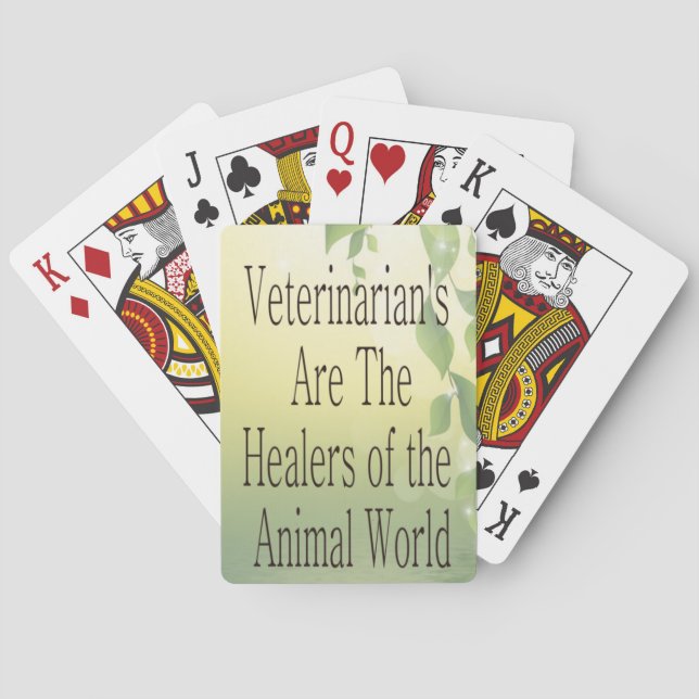 Veterinarians Playing Cards (Back)