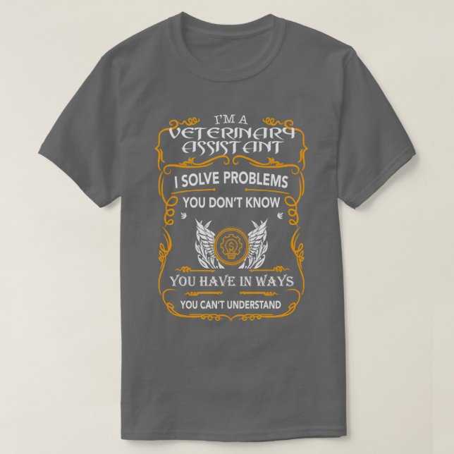 VETERINARY ASSISTANT 5 T-Shirt (Design Front)