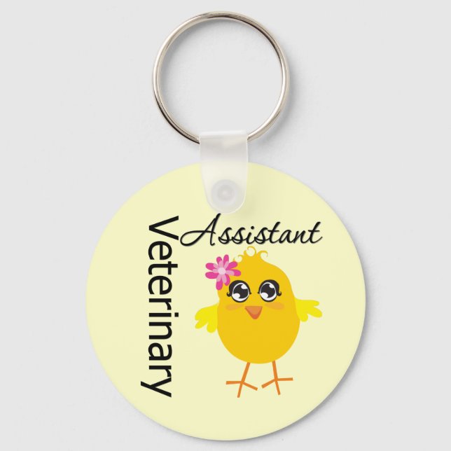 Veterinary Assistant Keychain (Front)
