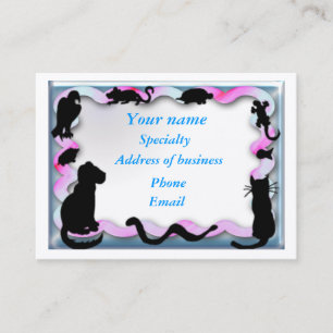 veterinary business business card