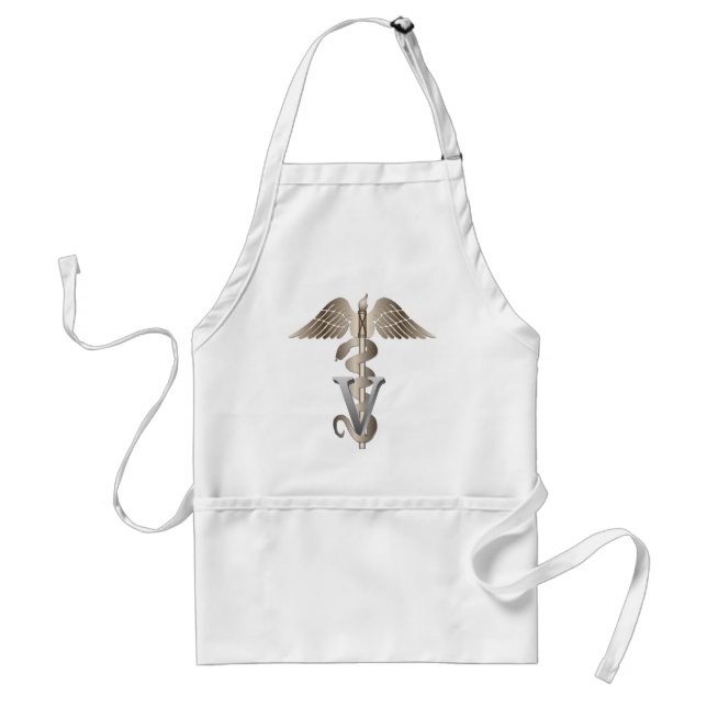 Veterinary Caduceus Standard Apron (Front)