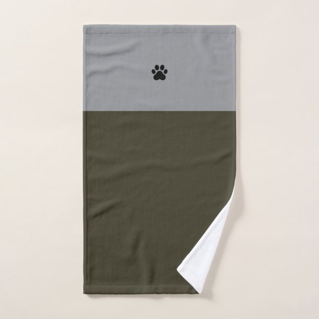 Veterinary Clinic Two‑Tone Hand Towel (Hand Towel)
