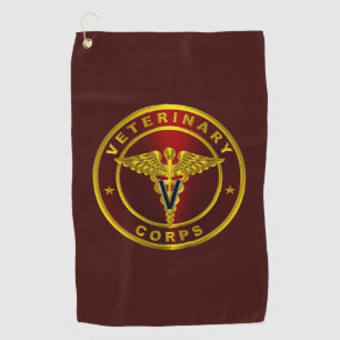 Veterinary Corps Golf Towel