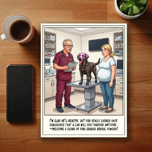 Veterinary ER Adventures Cartoon Postcard