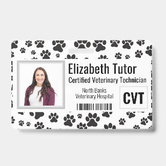 Veterinary Facility Name Badge