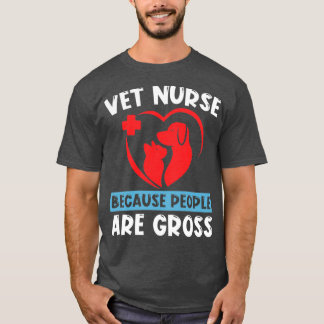 Veterinary Health Pet Animals Nurses Veterinarian T-Shirt